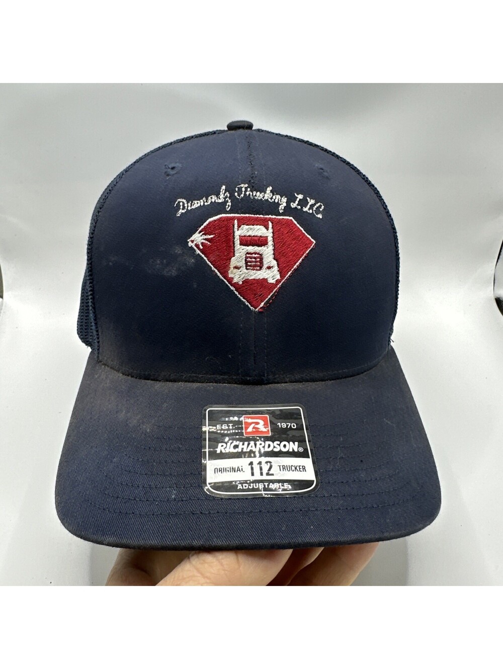Diamond'z Trucking Llc Trucker Hat Richardson 112 Embroidered Oklahoma Cursive